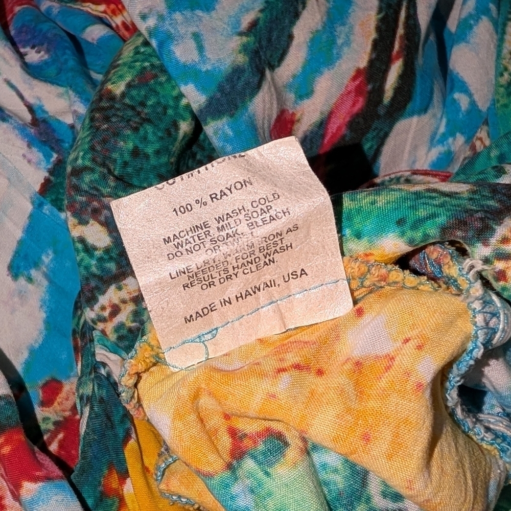 Jams World Vintage Sun Dress With Pockets Doyle Sunflower Print Women's Medium - Picture 7 of 7